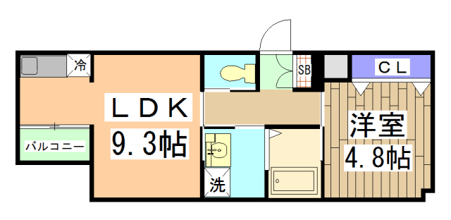メゾンルブランの間取り