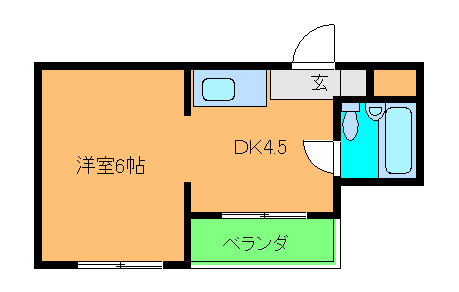 ヴィラトレスチコの間取り