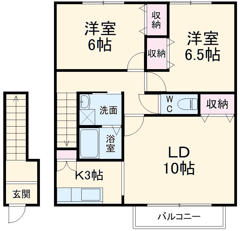 ハイツサンライトの間取り