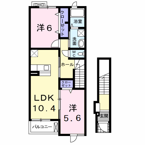 エルフィン ガーデンの間取り