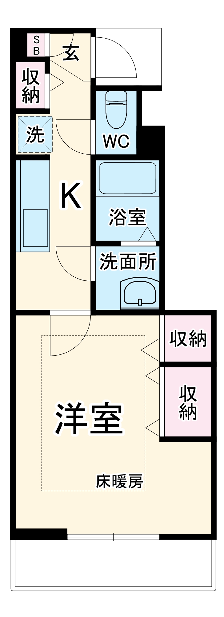 リブリ・ダーシェンカの間取り