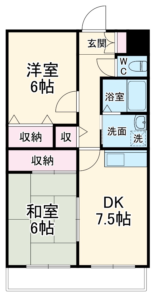 シュライン上島の間取り