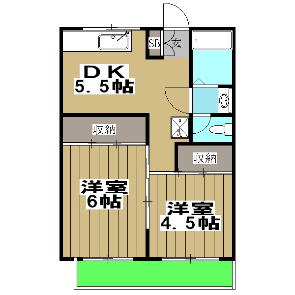 ウエストヒルズ桂の間取り