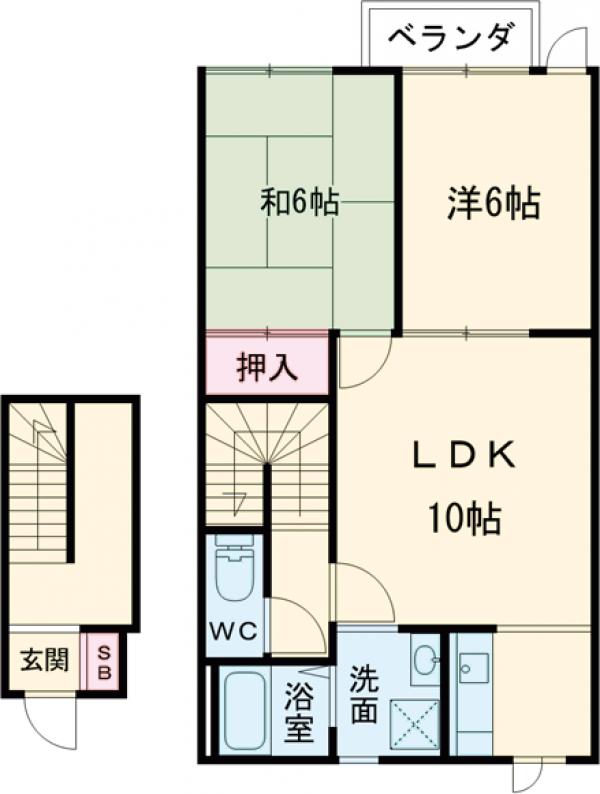 カーサ西の丘の間取り