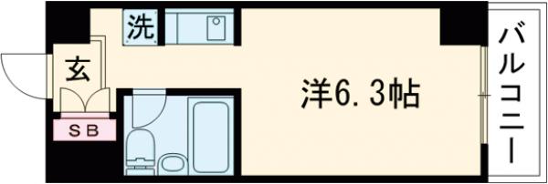 ウエストアベニューの間取り