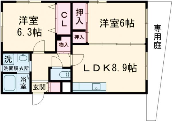メゾンクララの間取り