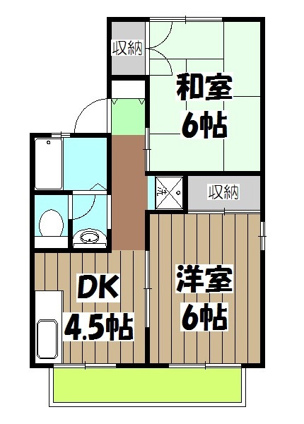 セジュールDENの間取り