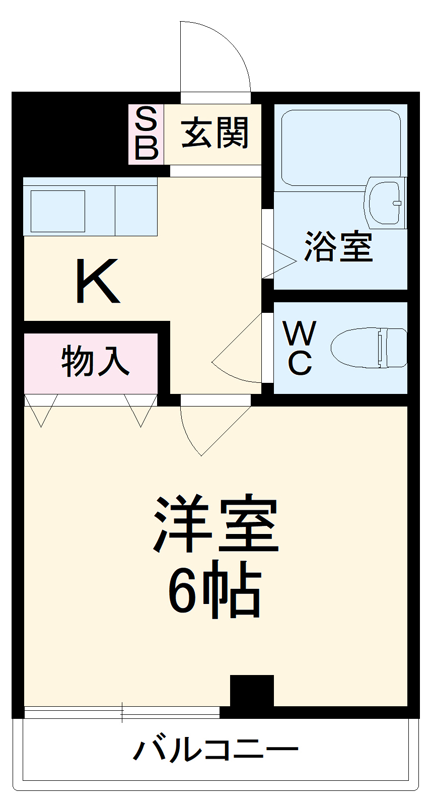 エリーフラッツ西京極の間取り