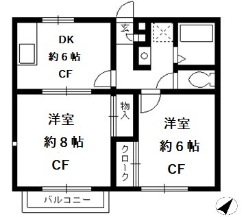 プチシェスタの間取り