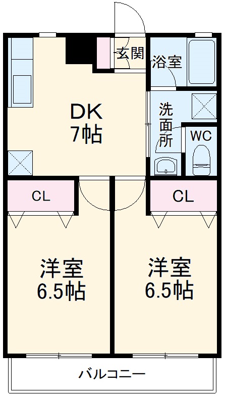 ドルチェクオリティーⅡの間取り