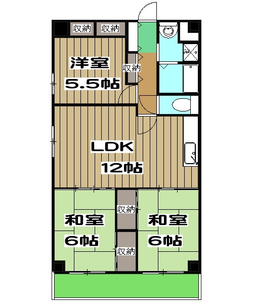 ビューテラス桂南の間取り