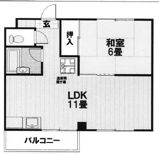 コクーン三条大宮の間取り