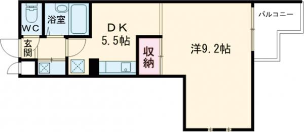 エリーフラッツ西ノ京の間取り