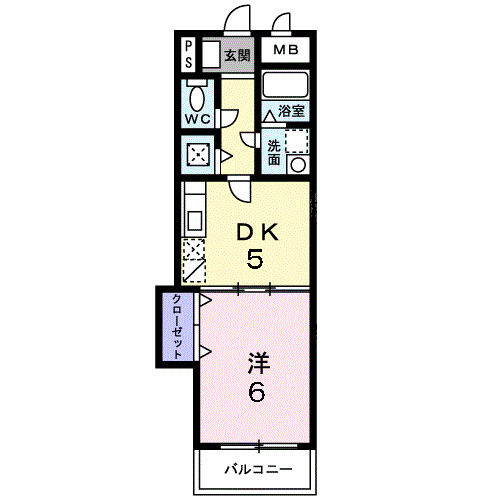 Casa giallaの間取り
