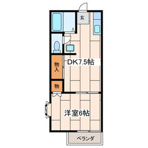 ファミーユ伊勢原の間取り