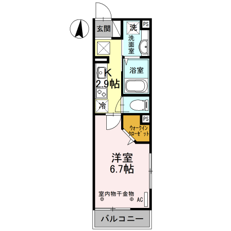 プランドール(高坂)の間取り