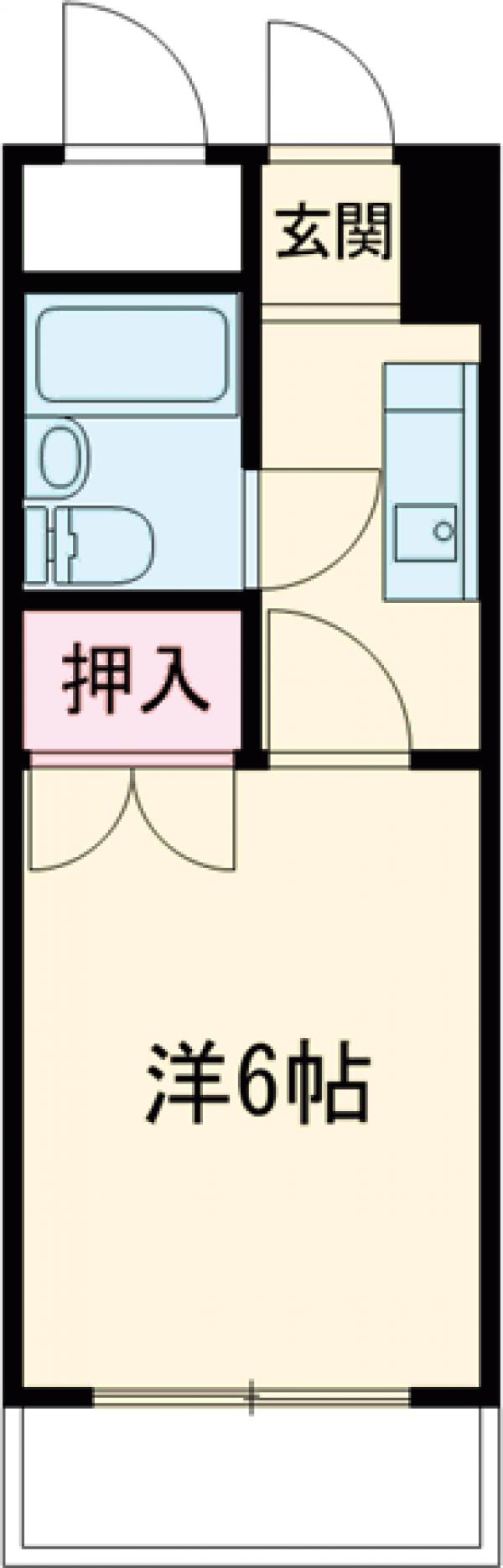ピエスあさのBの間取り
