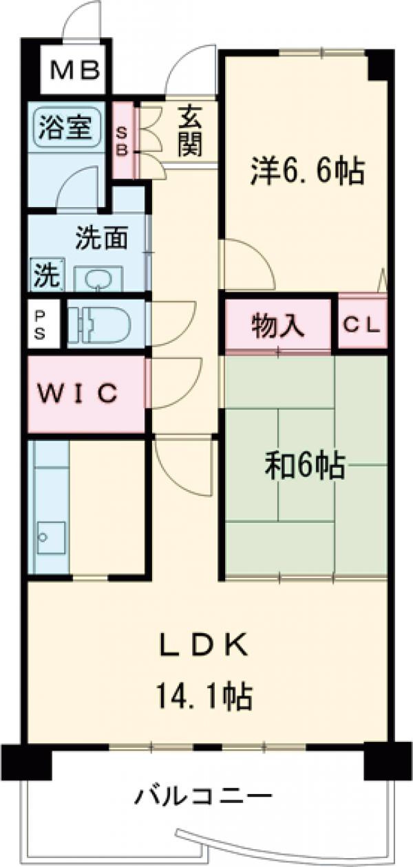 ルミエール花園の間取り