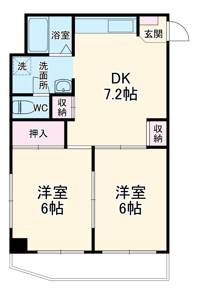 アーバンマンションの間取り