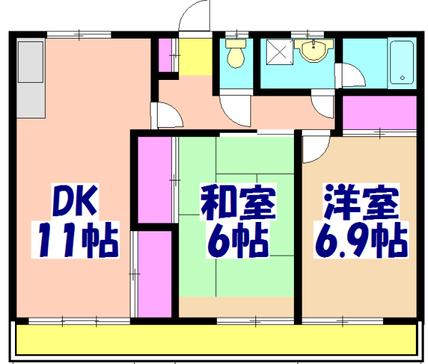 ベルメゾンの間取り