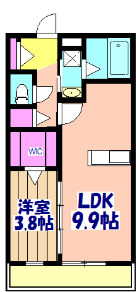 オークス塚田の間取り