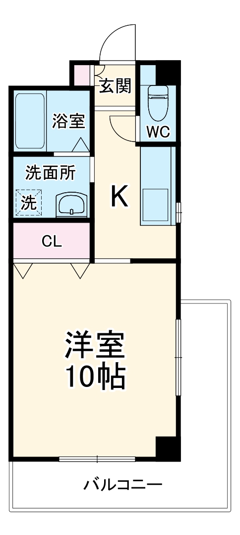 ウインブルドンの間取り