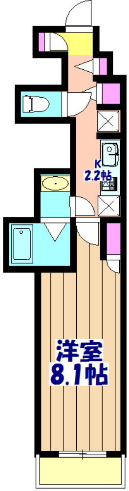 ミミハウス船橋の間取り