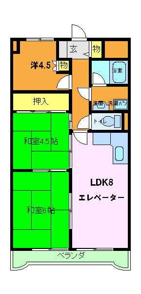 ベアーレ芳樹の間取り