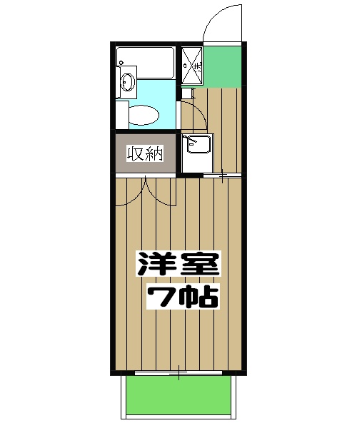 ハイツ山口の間取り