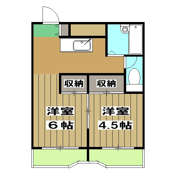 メゾン・ド・パルミエの間取り