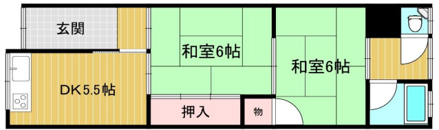 旭ハウス1号館の間取り