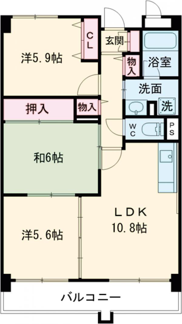 ウィステリアの間取り