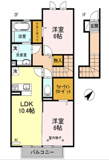 アヴェニールの間取り