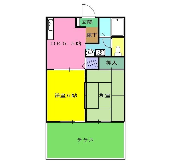 サザン ハイムの間取り