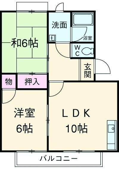 フローラ桜ヶ丘の間取り