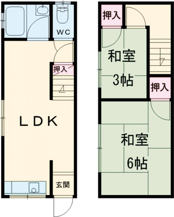 箕形町5丁目テラスの間取り