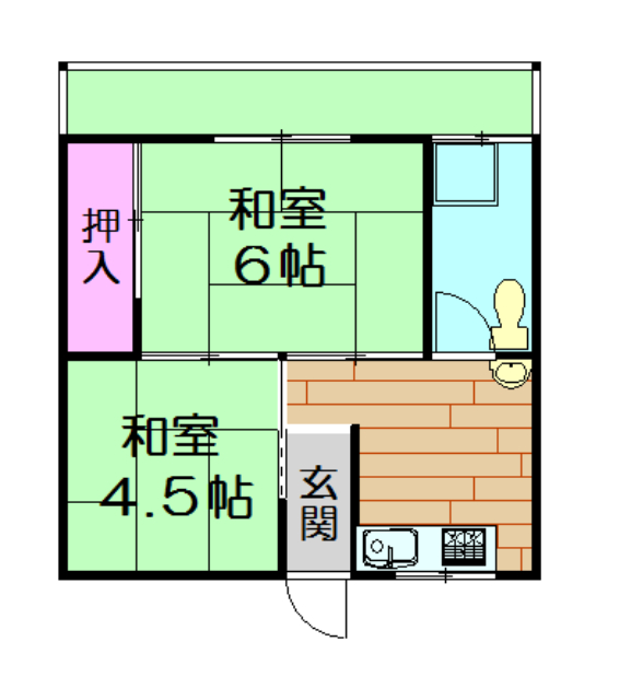 山本文化住宅の間取り