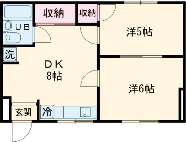 シャトーラベニア中町の間取り