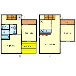 アンソレイエ和泉中央の間取り