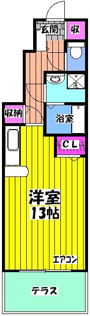 ルチャーマⅡの間取り