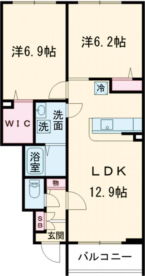 ネオビヤンⅡの間取り