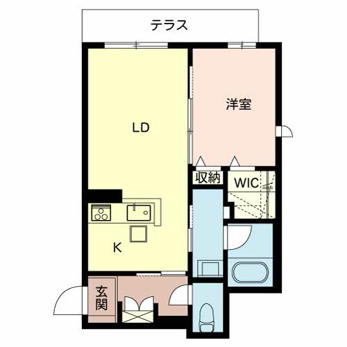 Fiable Izumiotsuの間取り