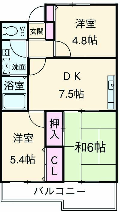 ソシア加茂の間取り