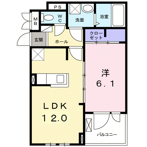 グランデ28の間取り