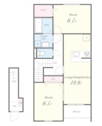 アルルⅡ番館の間取り