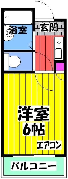 ドミール小松里の間取り