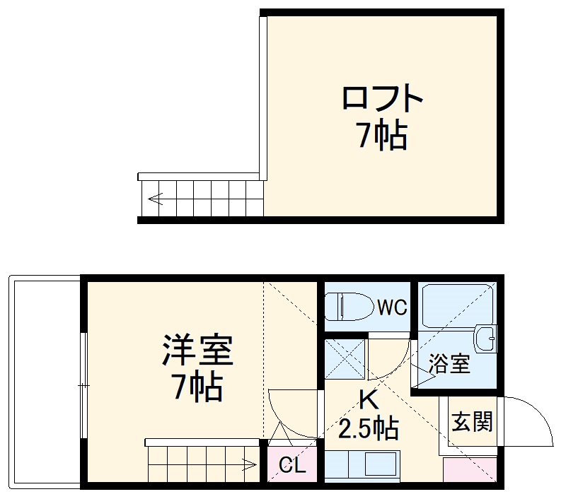 サザンハイツⅡの間取り