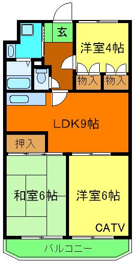 サンメゾンイズミの間取り