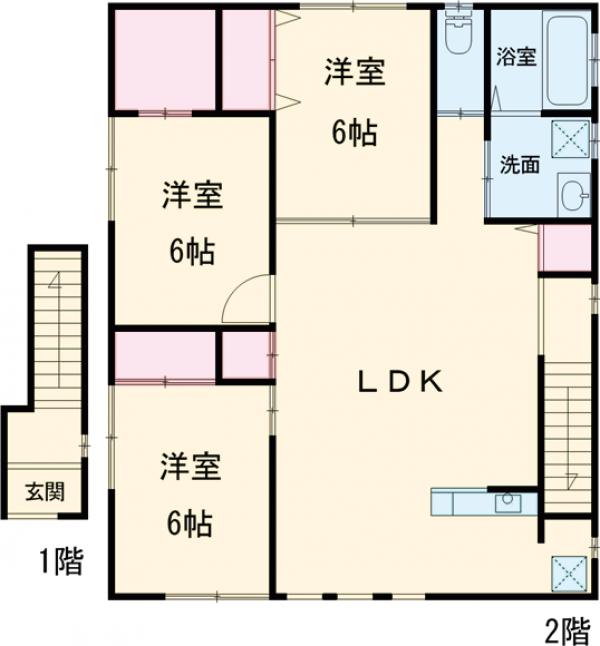 MKNTペルルの間取り