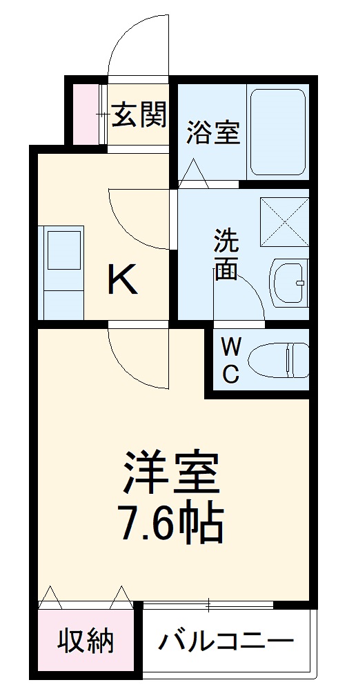 クレフラスト飛龍街道の間取り